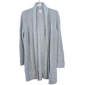 Cabi Women's Cardigan Sweater Gray Medium Knitted Long Sleeve‎ Open Front